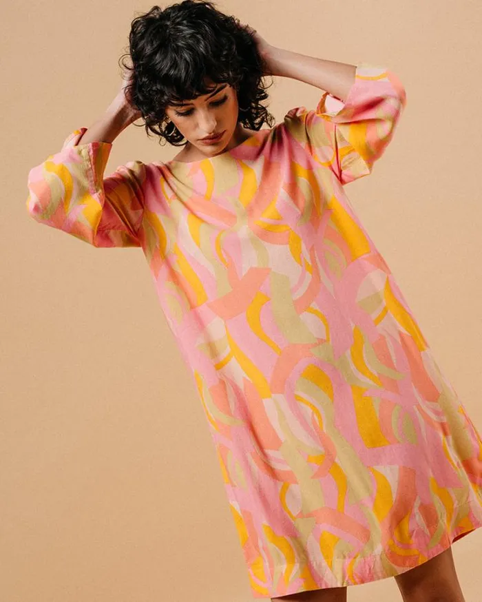 Grace and Mila Printed Dresses DRESS ROSE MAISIE 8211 Shop