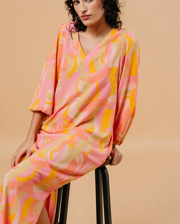 Grace and Mila Printed Dresses DRESS ROSE MANOLA 8211 Shop