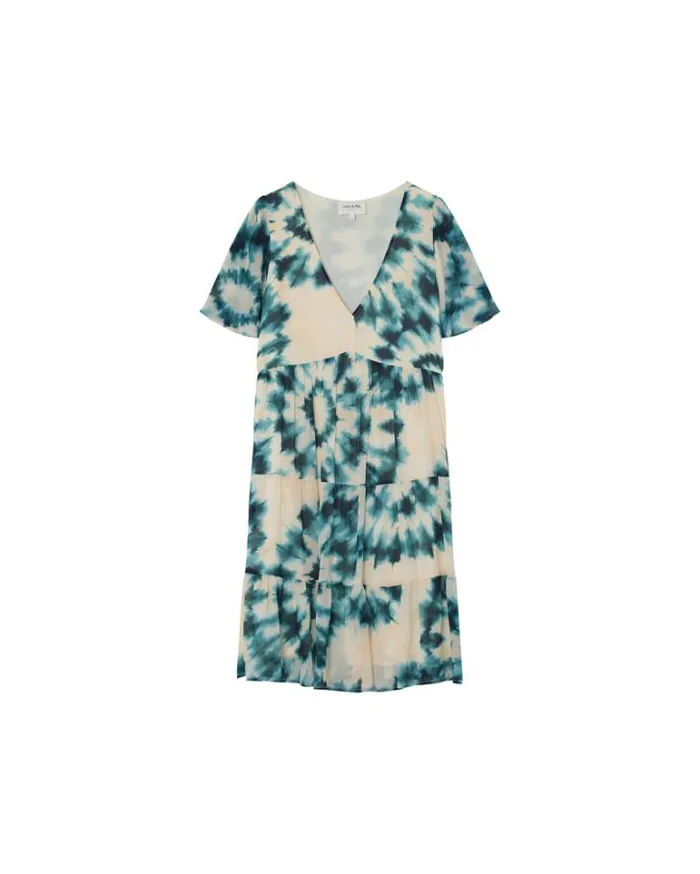 Grace and Mila Printed Dresses DRESS VERT MONA 8211 Shop