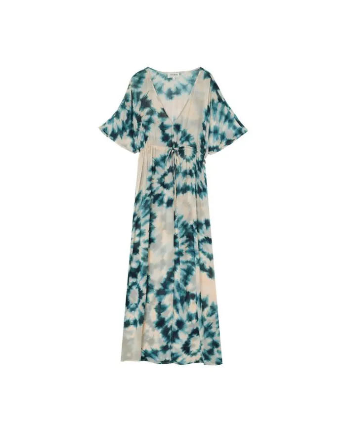 Grace and Mila Printed Dresses DRESS VERT MOUFLE 8211 Shop