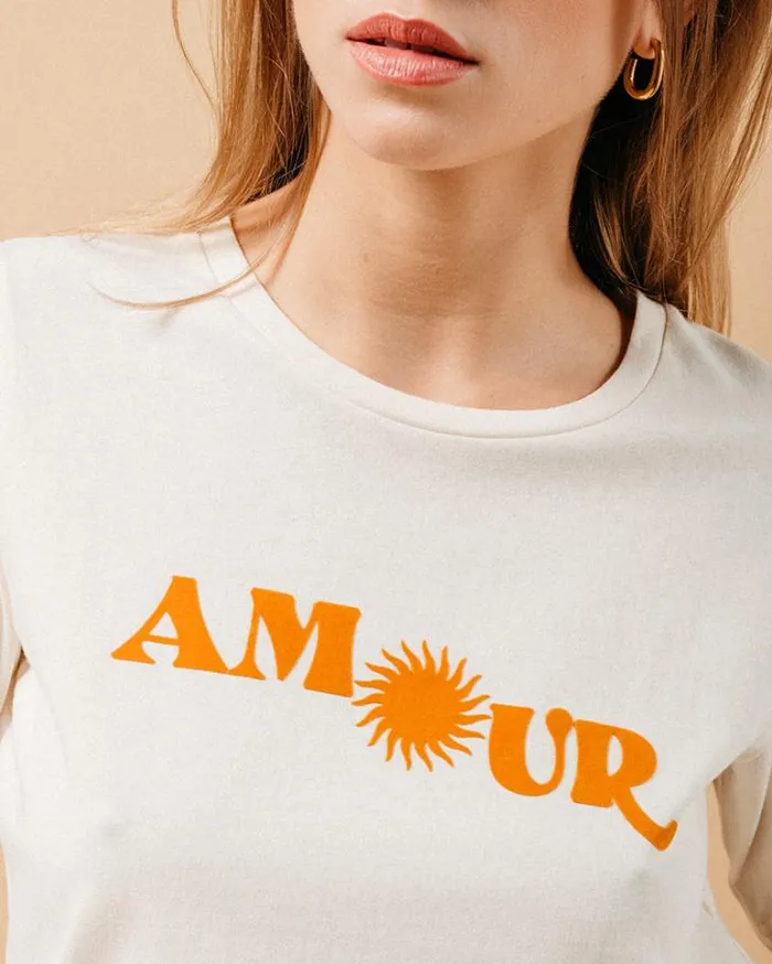 Grace and Mila Printed Tshirts TSHIRT BEIGE MARISOL 8211 Shop