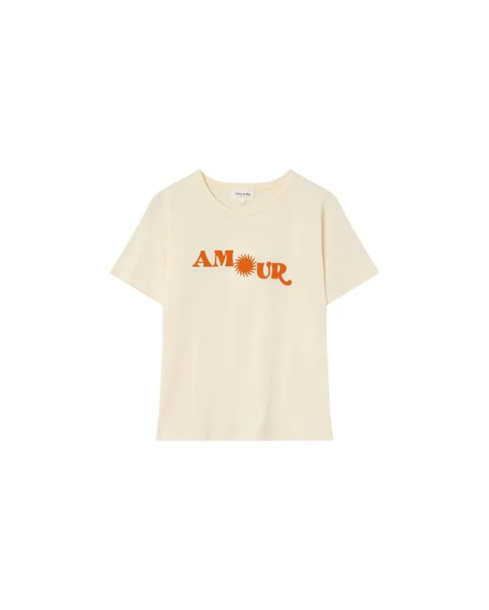 Grace and Mila Printed Tshirts TSHIRT BEIGE MARISOL 8211 Shop