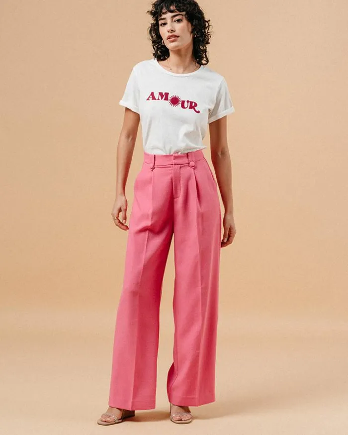 Grace and Mila Printed Tshirts TSHIRT ECRU MARISOL 8211 Shop
