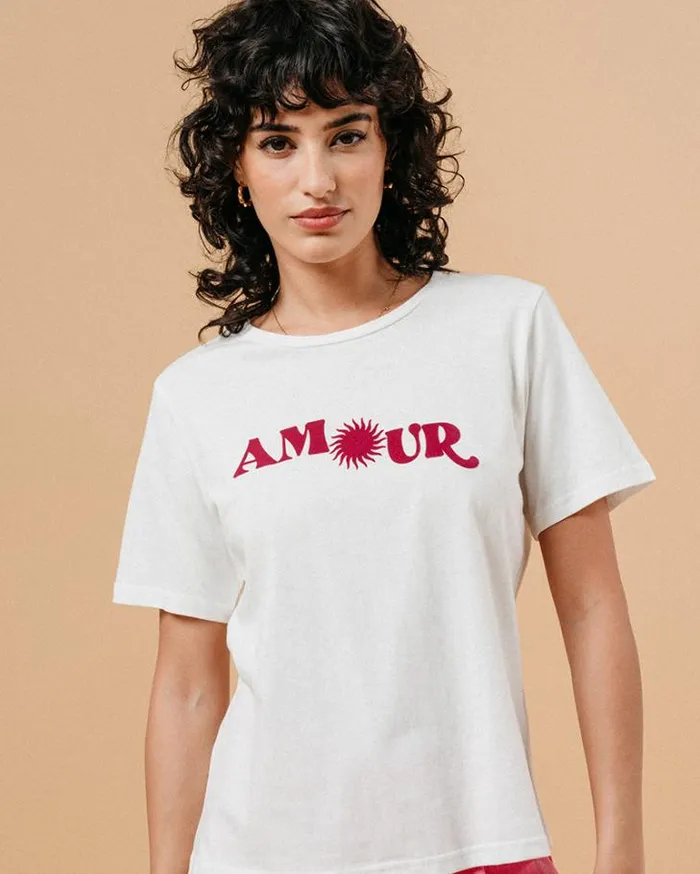 Grace and Mila Printed Tshirts TSHIRT ECRU MARISOL 8211 Shop