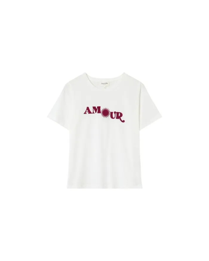 Grace and Mila Printed Tshirts TSHIRT ECRU MARISOL 8211 Shop