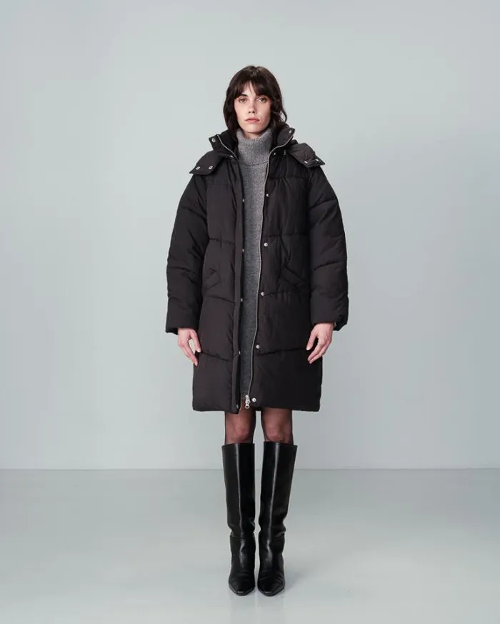 Grace and Mila Puffer Jackets PUFFER JACKET NOIR NORTH 8211 Shop