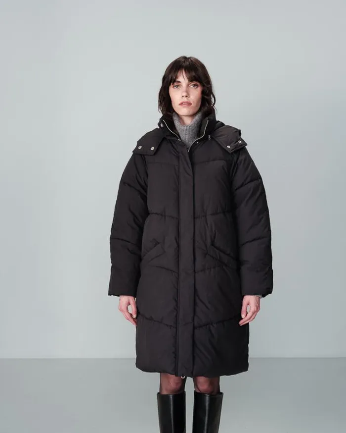 Grace and Mila Puffer Jackets PUFFER JACKET NOIR NORTH 8211 Shop