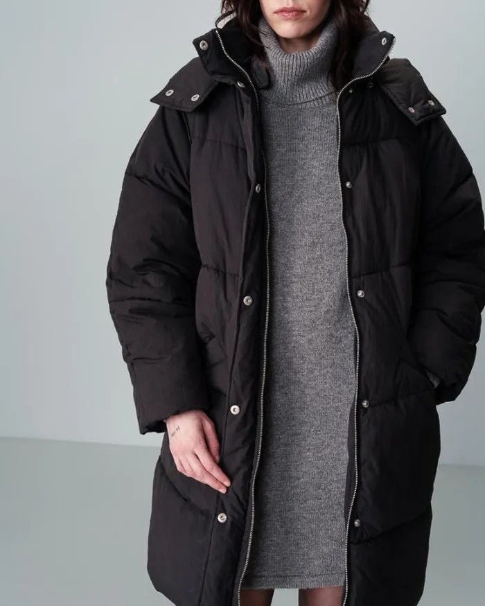 Grace and Mila Puffer Jackets PUFFER JACKET NOIR NORTH 8211 Shop
