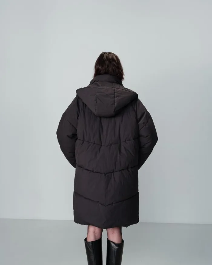Grace and Mila Puffer Jackets PUFFER JACKET NOIR NORTH 8211 Shop