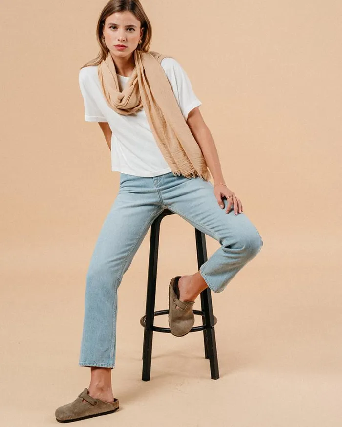Grace and Mila Scarves SCARF BEIGE MANET 8211 Shop