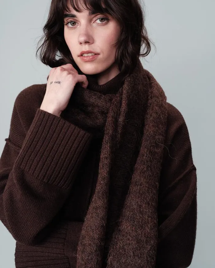 Grace and Mila Scarves SCARF CHOCOLAT NAMIDA 8211 Shop