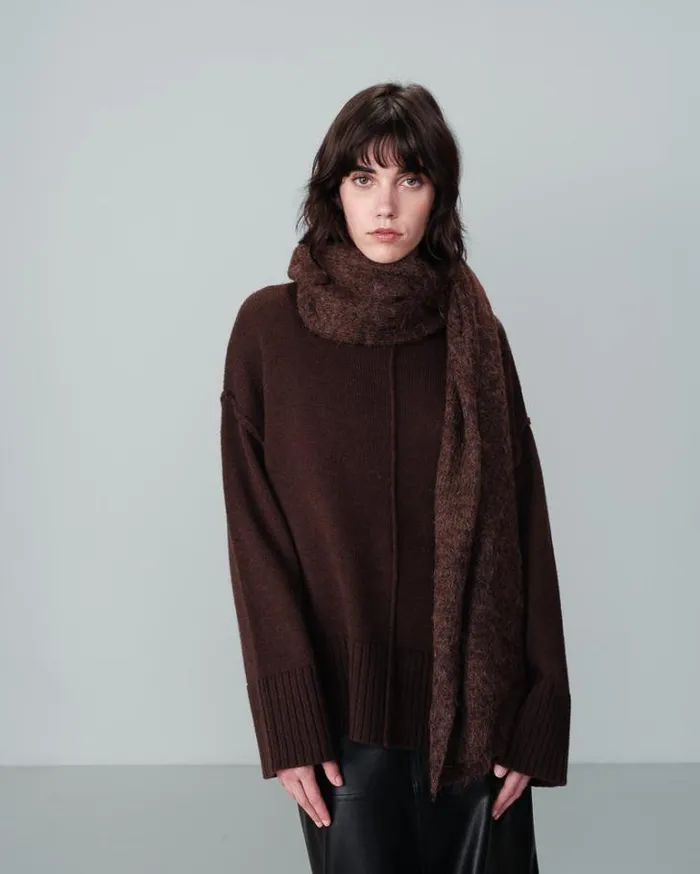Grace and Mila Scarves SCARF CHOCOLAT NAMIDA 8211 Shop
