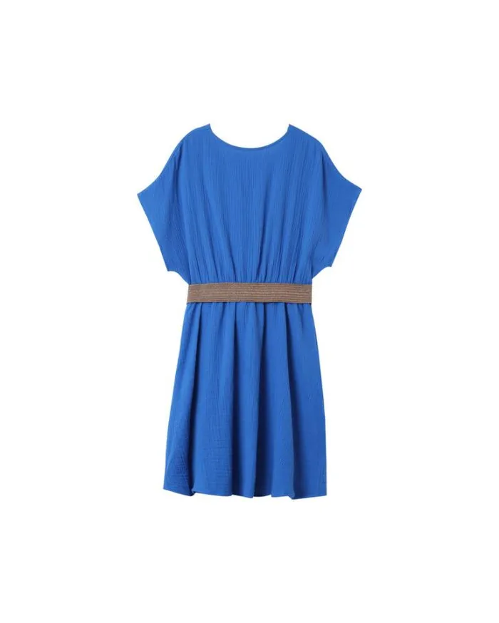 Grace and Mila Short Dresses DRESS BLEU MYRTILLE 8211 Shop