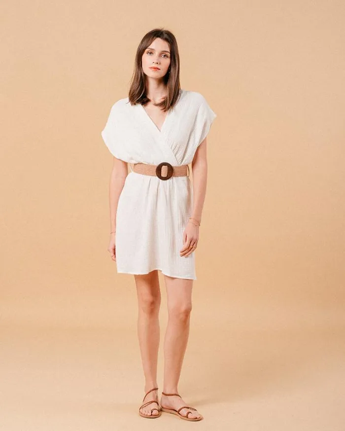 Grace and Mila Short Dresses DRESS ECRU MYRTILLE 8211 Shop