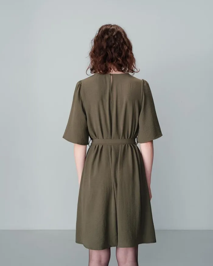 Grace and Mila Short Dresses DRESS KAKI NIA 8211 Shop