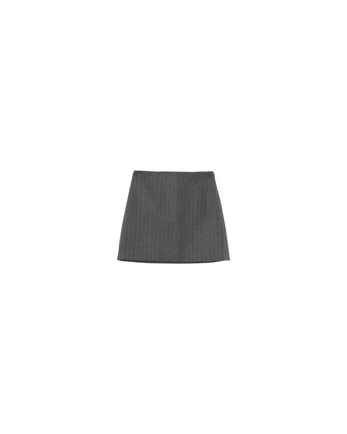 Grace and Mila Short Skirts SKIRT ANTHRACITE NEEDLE 8211 Shop
