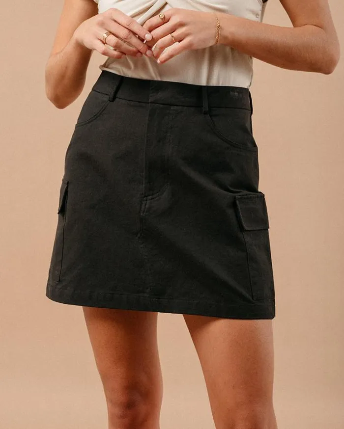 Grace and Mila Short Skirts SKIRT NOIR MARIAH 8211 Shop