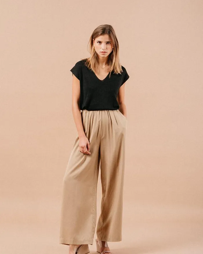 Grace and Mila ShortSleeves Tshirts SWEATER NOIR MACCHIATO 8211 Shop