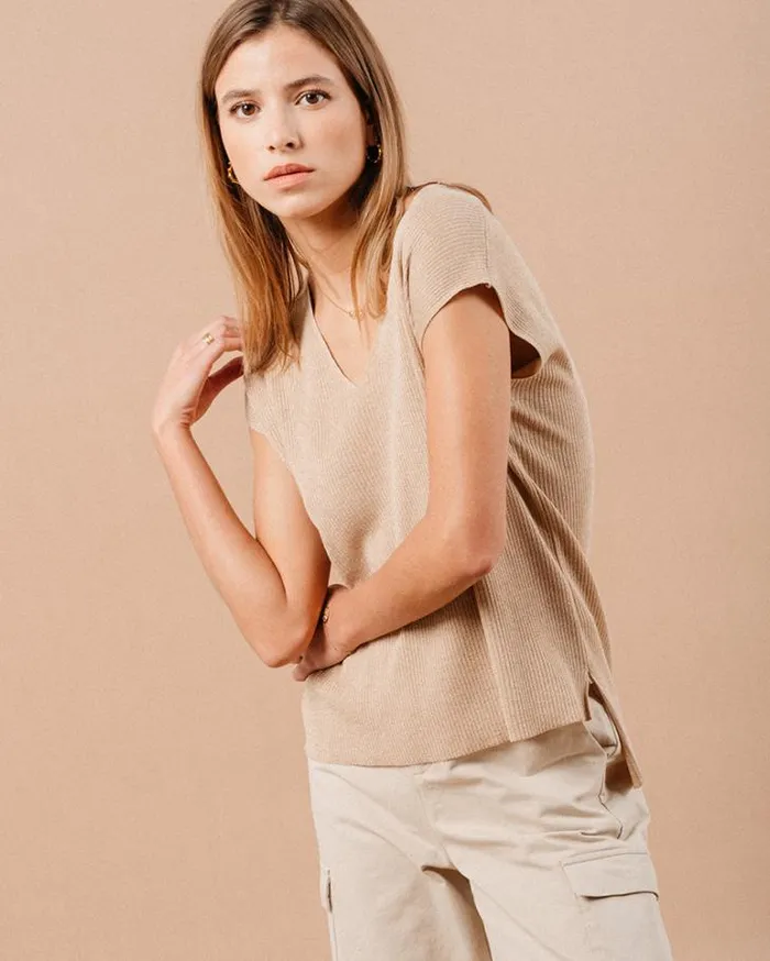 Grace and Mila ShortSleeves Tshirts SWEATER NOIR MACCHIATO 8211 Shop