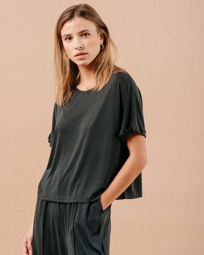 Grace and Mila ShortSleeves Tshirts TSHIRT ANTHRACITE MAMA 8211 Shop