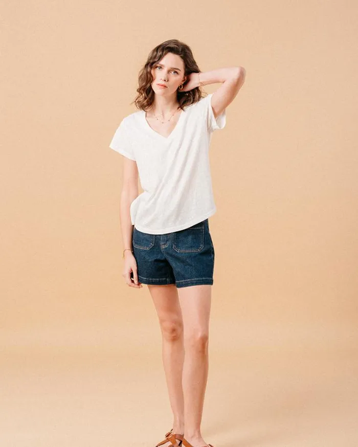 Grace and Mila ShortSleeves Tshirts TSHIRT ECRU MONDAY 8211 Shop