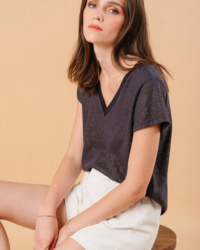 Grace and Mila ShortSleeves Tshirts TSHIRT MARINE MONDAY 8211 Shop