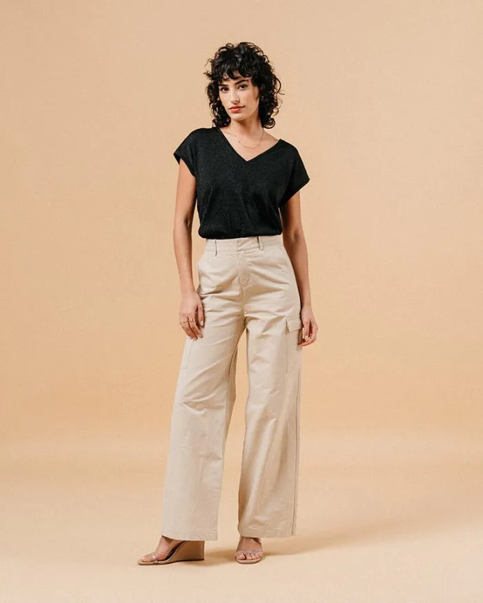 Grace and Mila ShortSleeves Tshirts TSHIRT NOIR MALIN 8211 Shop