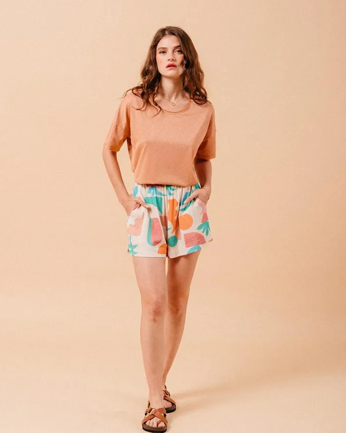 Grace and Mila ShortSleeves Tshirts TSHIRT PECHE MUST 8211 Shop
