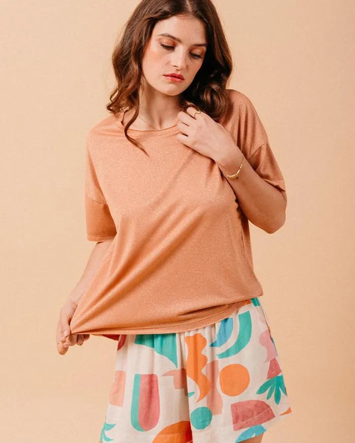 Grace and Mila ShortSleeves Tshirts TSHIRT PECHE MUST 8211 Shop