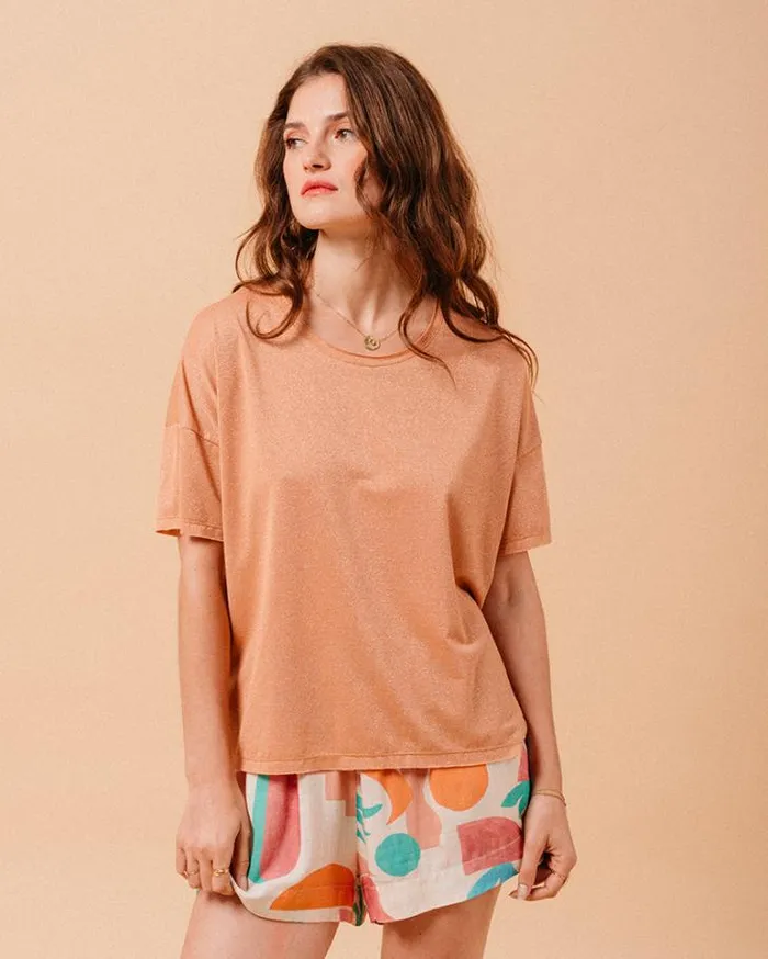 Grace and Mila ShortSleeves Tshirts TSHIRT PECHE MUST 8211 Shop