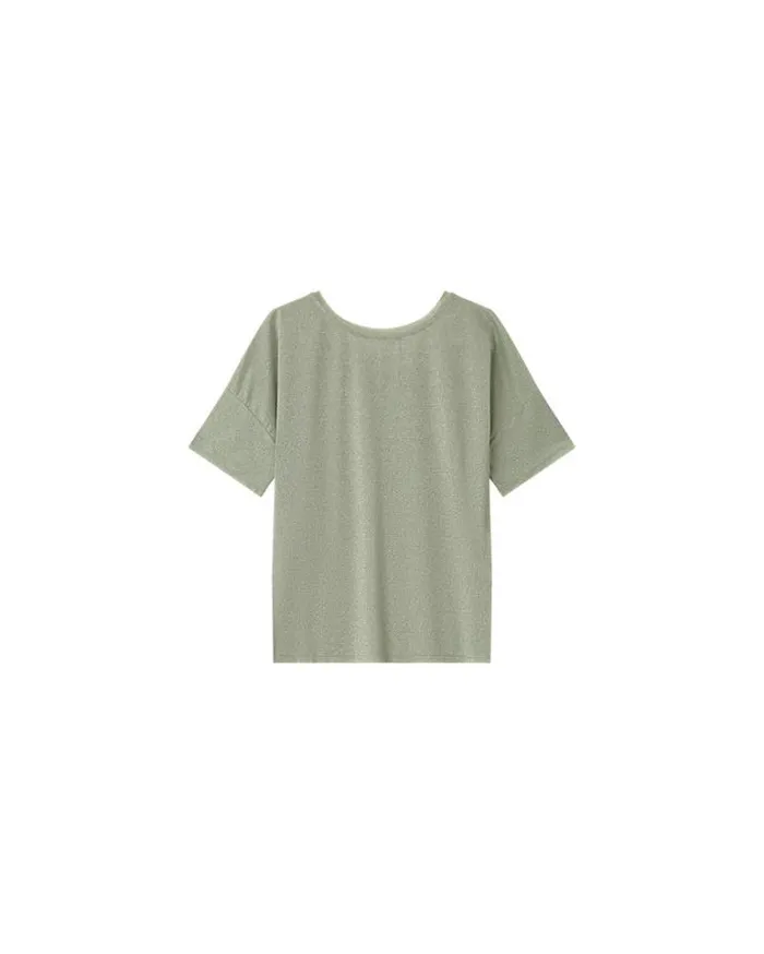 Grace and Mila ShortSleeves Tshirts TSHIRT VERT MUST 8211 Shop