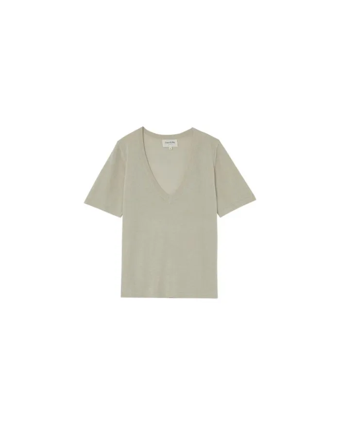 Grace and Mila ShortSleeves Tshirts TEESHIRT ECRU MISS 8211 Shop