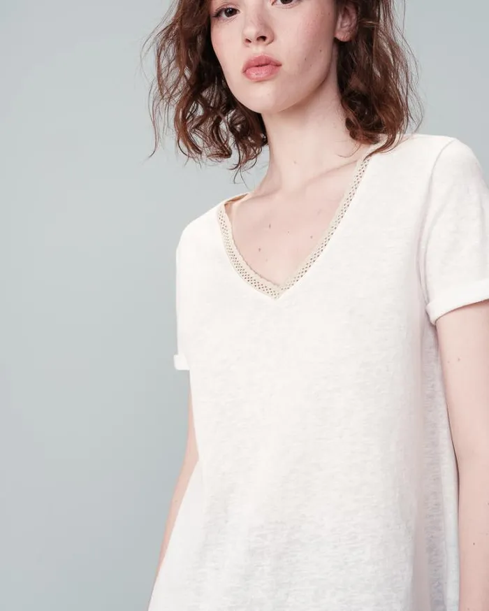 Grace and Mila ShortSleeves Tshirts TEESHIRT ECRU NOA 8211 Shop