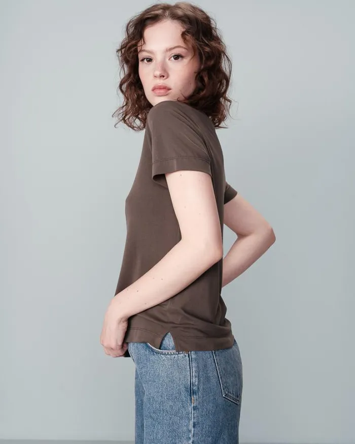 Grace and Mila ShortSleeves Tshirts TEESHIRT KAKI NELL 8211 Shop