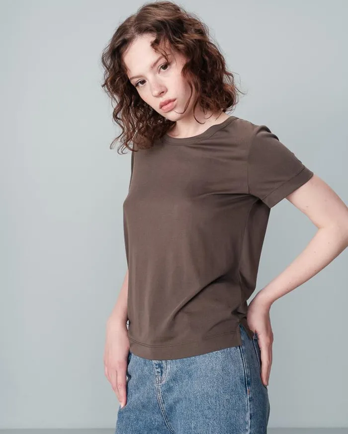Grace and Mila ShortSleeves Tshirts TEESHIRT KAKI NELL 8211 Shop