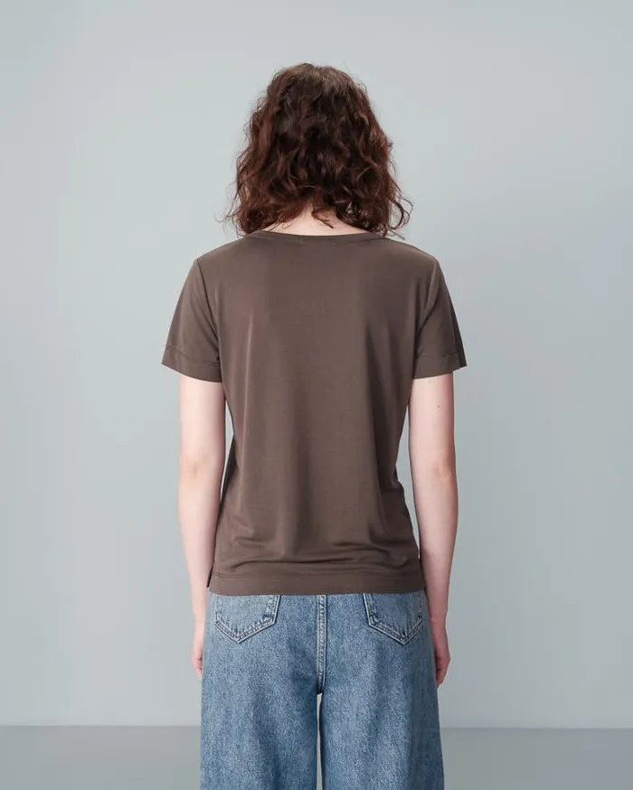 Grace and Mila ShortSleeves Tshirts TEESHIRT KAKI NELL 8211 Shop
