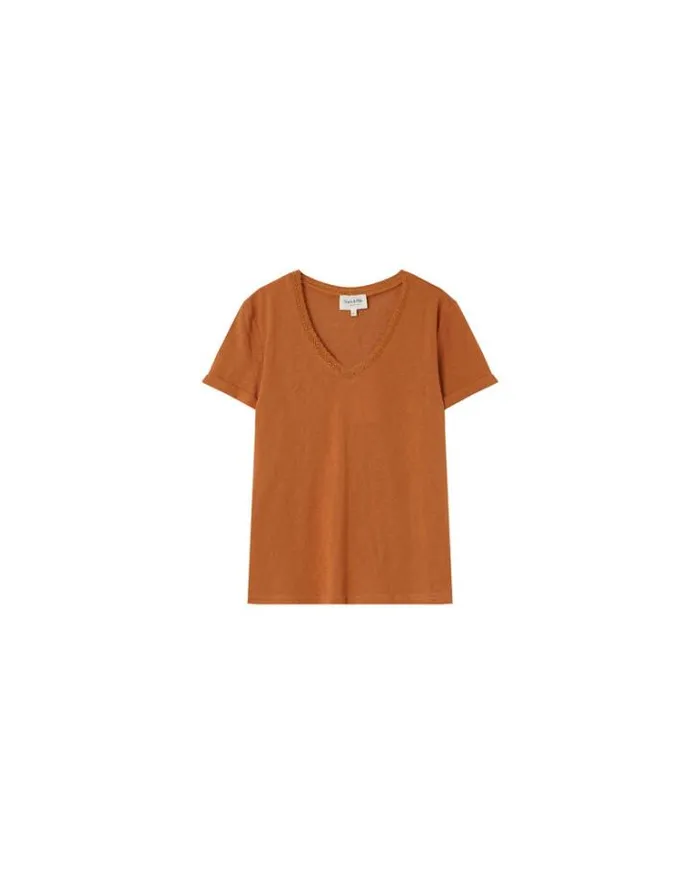 Grace and Mila ShortSleeves Tshirts TEESHIRT OCRE NOA 8211 Shop