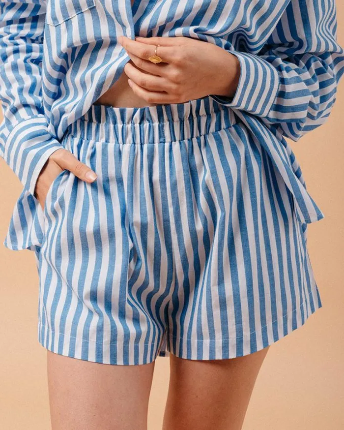 Grace and Mila Shorts SHORT BLEU MILO 8211 Shop