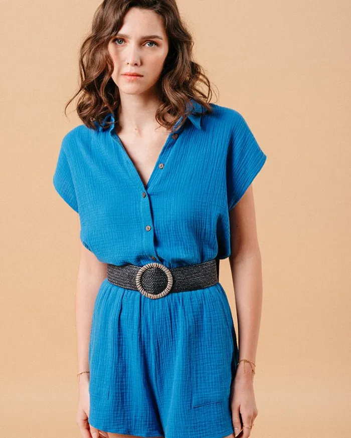 Grace and Mila Shorts SHORT BLEU MINI 8211 Shop