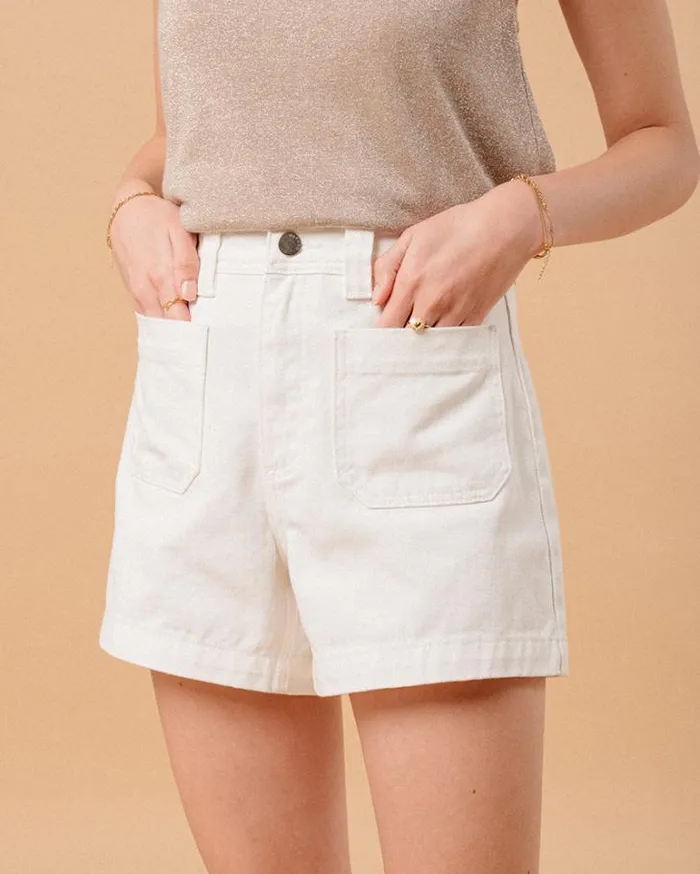 Grace and Mila Shorts SHORT ECRU MIGNONNE 8211 Shop