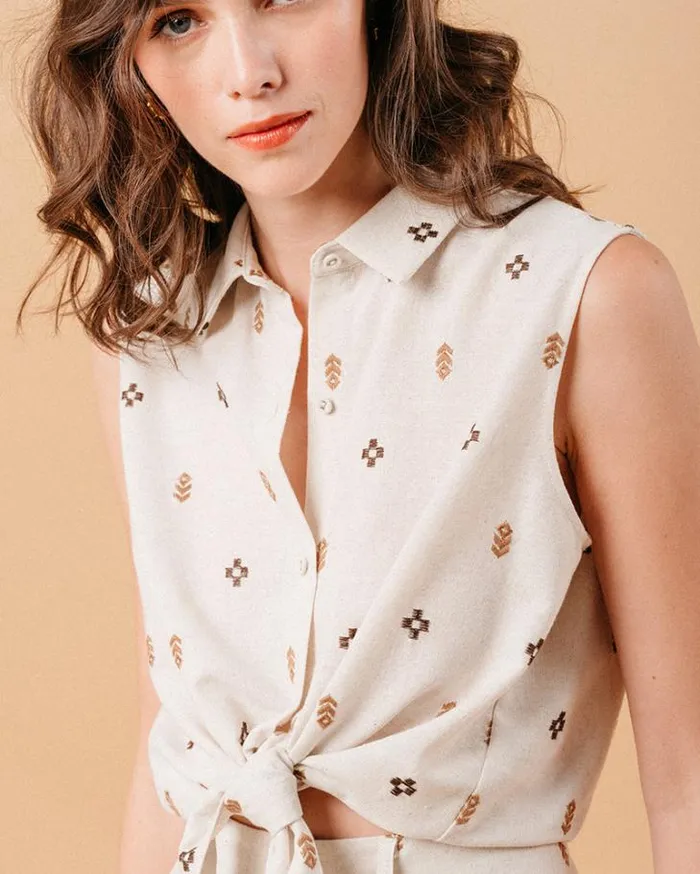 Grace and Mila Shortsleeves Shirts SHIRT CAMEL MILKY 8211 Shop