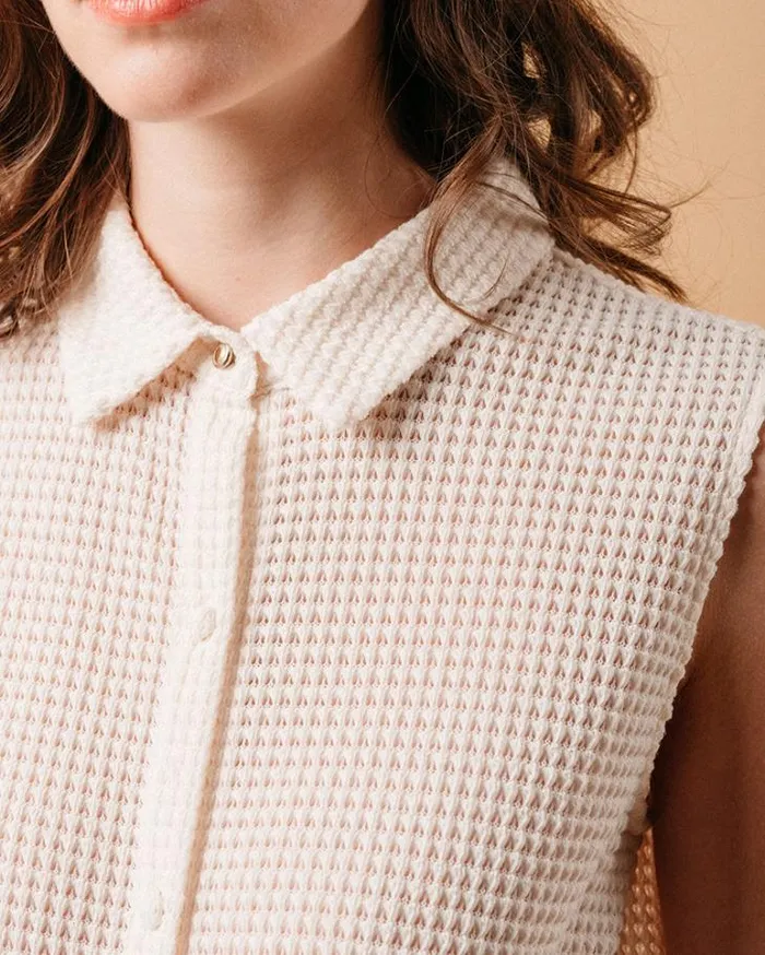 Grace and Mila Shortsleeves Shirts SHIRT ECRU MIKE 8211 Shop