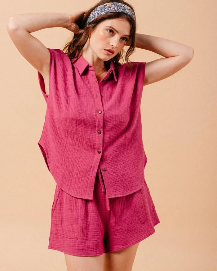 Grace and Mila Shortsleeves Shirts SHIRT PIVOINE METISSE 8211 Shop