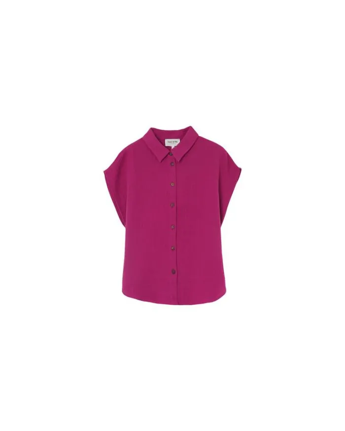 Grace and Mila Shortsleeves Shirts SHIRT PIVOINE METISSE 8211 Shop