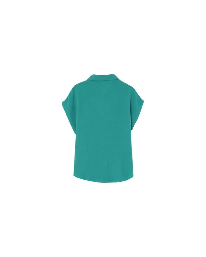Grace and Mila Shortsleeves Shirts SHIRT VERT METISSE 8211 Shop