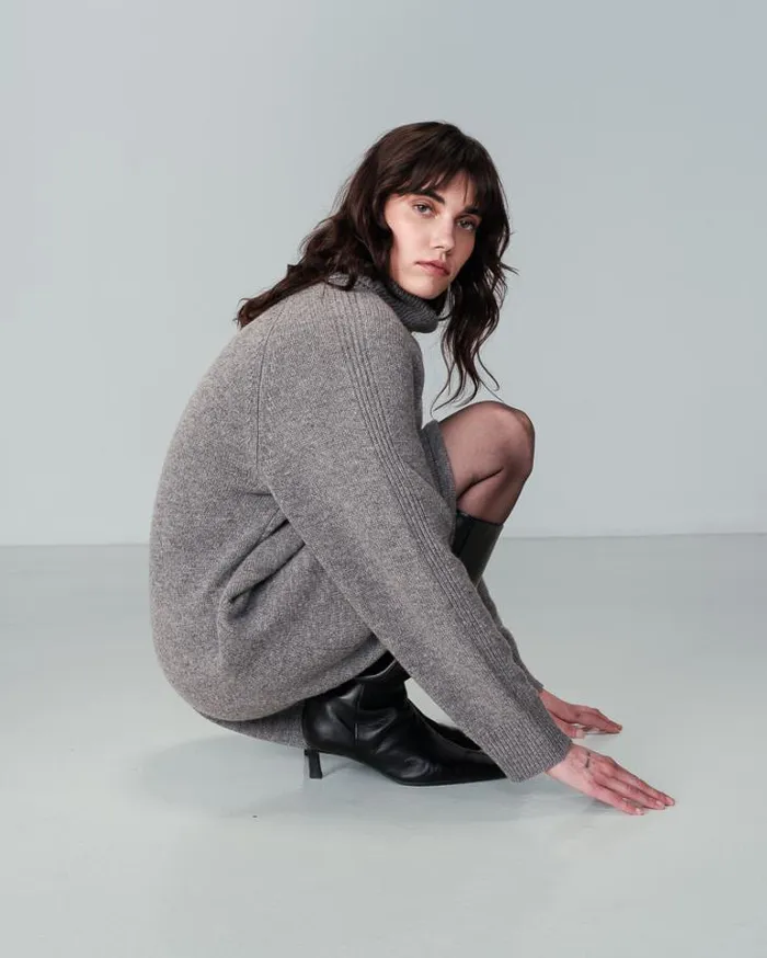 Grace and Mila Sweater Dresses DRESS GRIS NATIVE 8211 Shop
