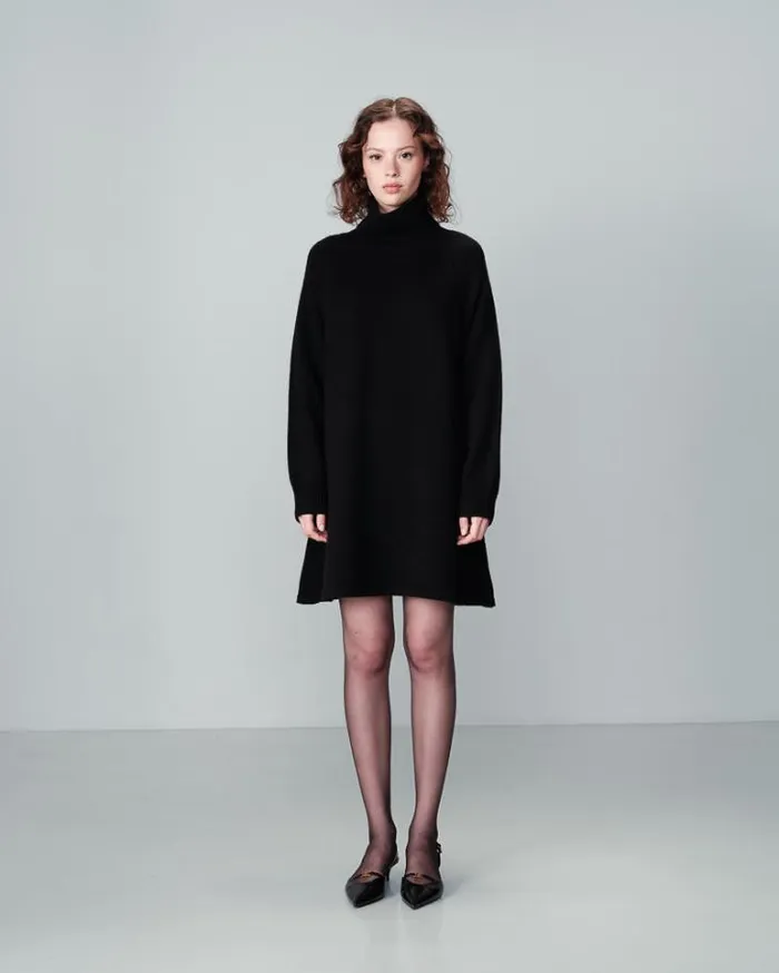 Grace and Mila Sweater Dresses DRESS NOIR NATIVE 8211 Shop