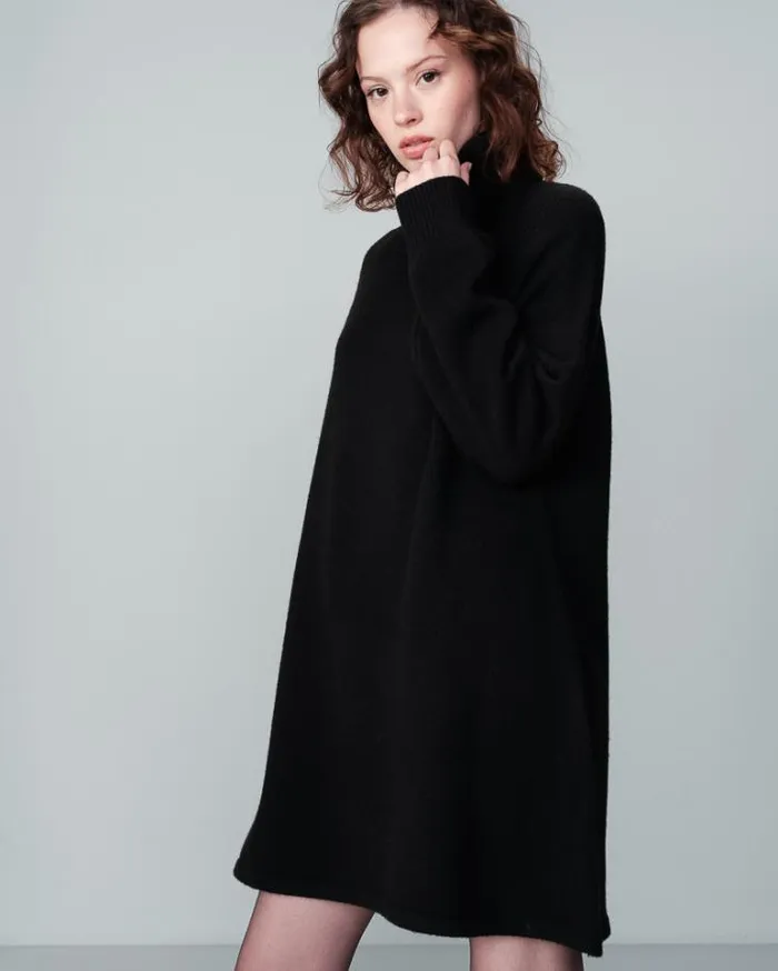 Grace and Mila Sweater Dresses DRESS NOIR NATIVE 8211 Shop