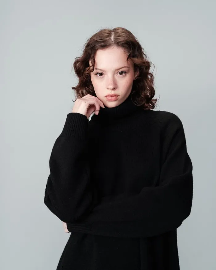 Grace and Mila Sweater Dresses DRESS NOIR NATIVE 8211 Shop