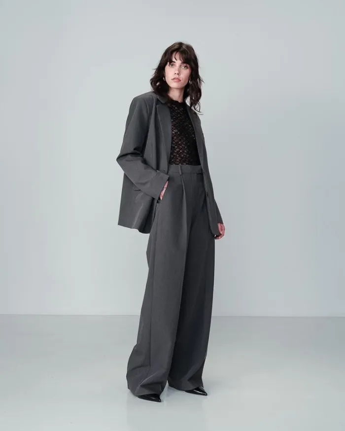 Grace and Mila Tailored Trousers TROUSERS ANTHRACITE NOCTURNE 8211 Shop